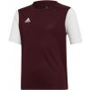 Fotbalový dres adidas Teamsport Estro 19 krátký rukáv vínová/ Bílá Junior