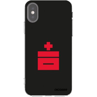 Picasee silikonový průhledný obal pro Apple iPhone X/XS - Le Plastenciaga – Zboží Mobilmania
