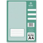 Bobo lepený blok A4 čtverečkovaný 50 listů – Hledejceny.cz