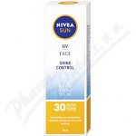 Nivea UV Face Shine Control Cream zmatňující pleťový krém na opalování SPF30 50 ml – Zboží Mobilmania