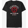 Pánské tričko s potiskem Marvel tričko Deadpool Team Stuff Černé