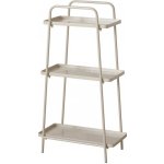 Boltze Home Kovový regál na květiny nebo dekorace BOLOGNA béžový 100 cm – Zboží Dáma