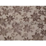 susenerostliny.cz vánoční organza B143 hnědá 36cm x 10y – Hledejceny.cz