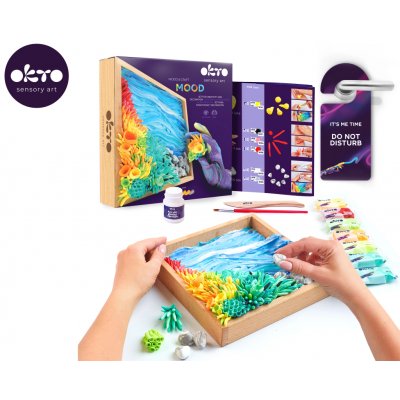 OKTO 3D Obraz modelovací set motiv "Pokojný oceán" 21x21 cm – Hledejceny.cz