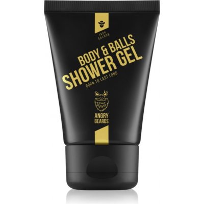 Angry Beards Jack Saloon sprchový gel na tělo a kule 50 ml – Hledejceny.cz
