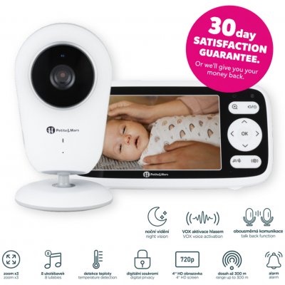 Petite&Mars Chůvička dětská digitální NANO 4.0 – Zbozi.Blesk.cz