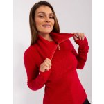 Passione moda svetr s rolákem na zip pm sw r3634.99 red – Zboží Mobilmania