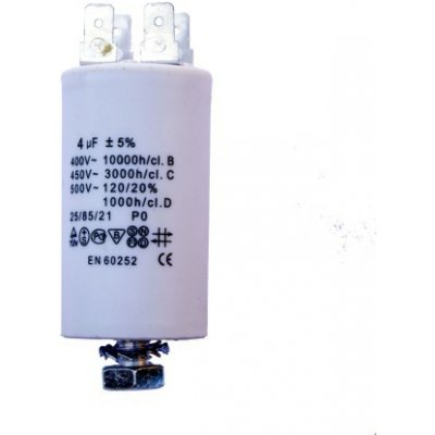 SOK Kondenzátor rozběhový 4uF 450V – Zboží Mobilmania