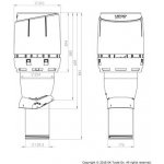 Faber Větrací komínek na střechu 160 - hnědá – Sleviste.cz