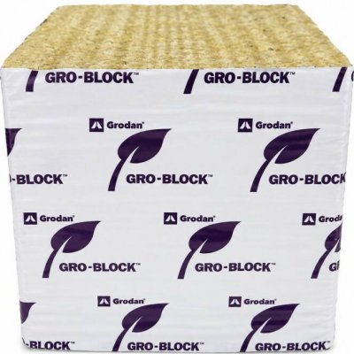 Grodan Big Mama Improved 200x200x195 mm, pěstební kostky bez díry, BOX 18 ks – Hledejceny.cz