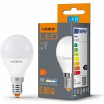 LED žárovka LED E14 G45 Koule 7W = 50W 630lm 4000K Neutrální bílá 240° Videx – Hledejceny.cz