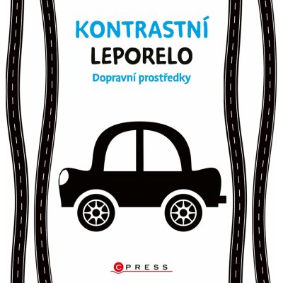 Kontrastní leporelo Dopravní prostředky – Zboží Mobilmania