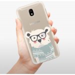 Pouzdro iSaprio - Bear with Scarf - Samsung Galaxy J5 2017 – Sleviste.cz