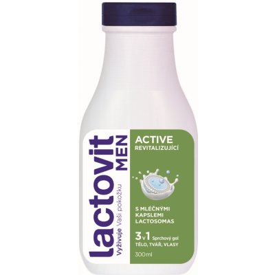 Lactovit Men Active sprchový gel 300 ml – Zbozi.Blesk.cz