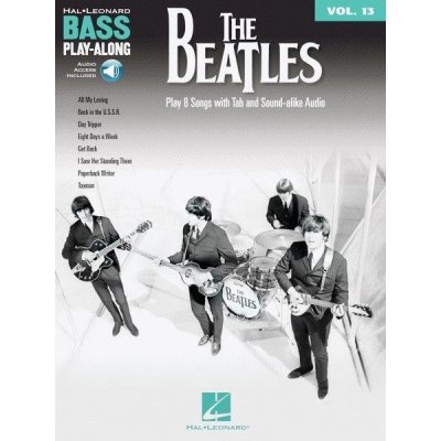 The Beatles Bass Play-Along 13 noty tabulatury na baskytaru + audio