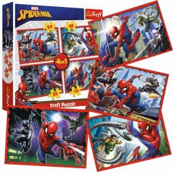 TREFL Hrdinný Spiderman 4v1 35,48,54,70 dílků