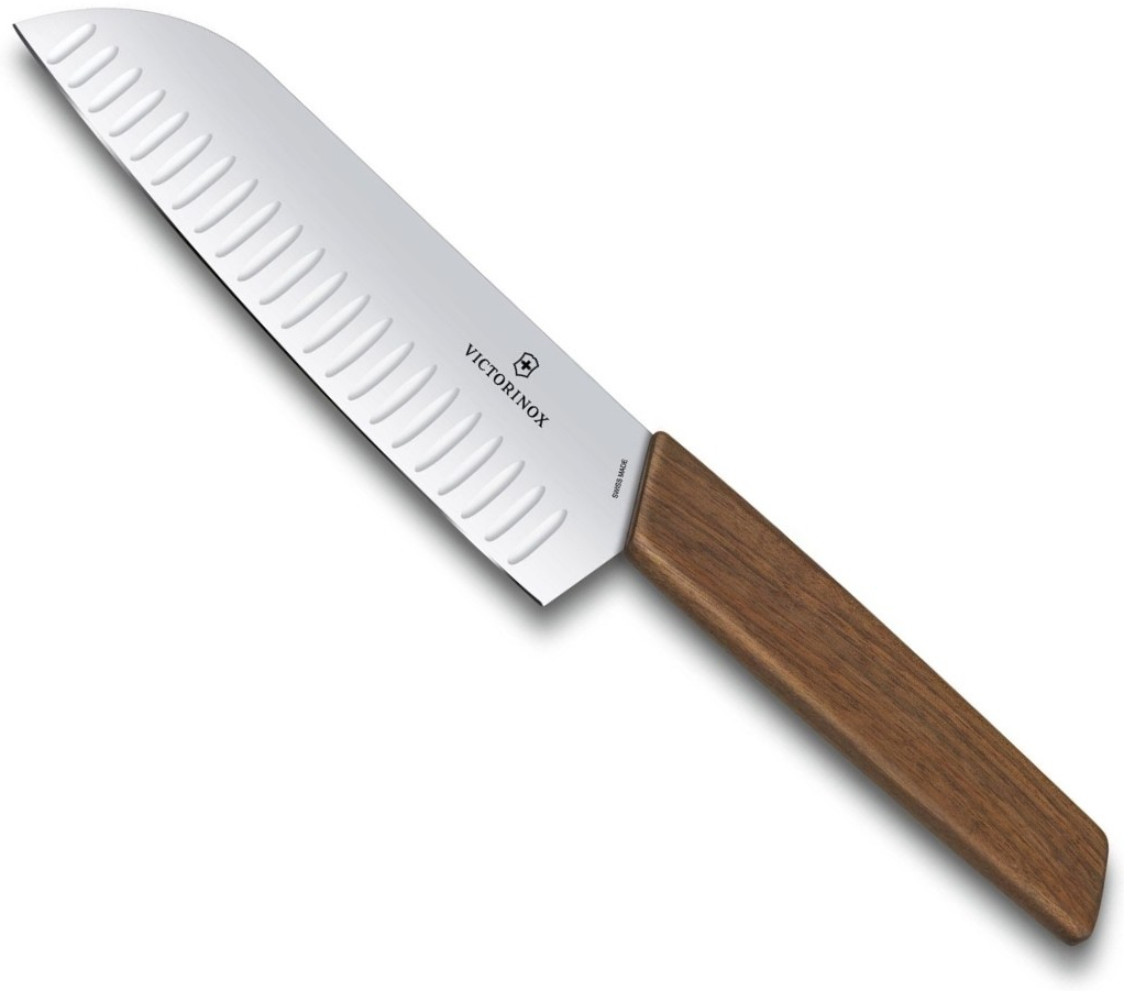 Japonský Nůž Santoku s výbrusy 17 cm SWISS MODERN - Victorinox