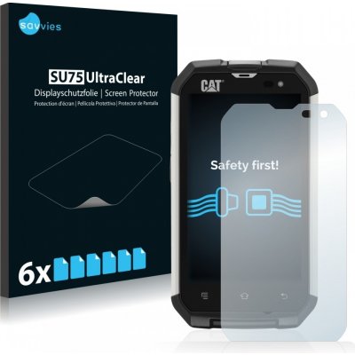 6x SU75 UltraClear Screen Protector Caterpillar Cat B15Q – Hledejceny.cz