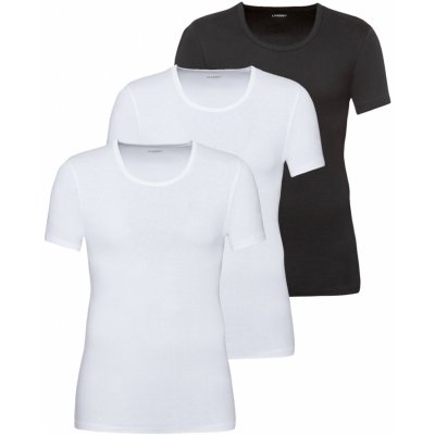 Livergy pánské spodní triko 3 kusy černá/bílá