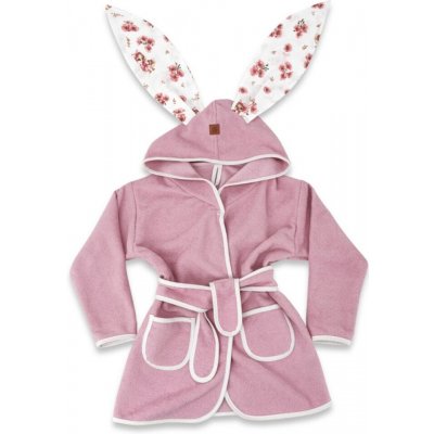 Dětský termožupan s oušky Kačenky bílá pudrově růžová – Sleviste.cz