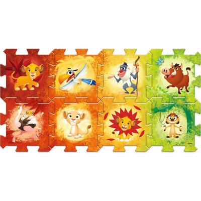 Trefl Pěnové puzzle Lví král 32x32x1cm 8ks v sáčku 0m+ – Zboží Dáma