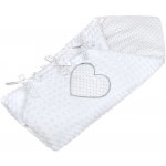 New Baby Luxusní Zavinovačka z Minky bílá – Zboží Dáma