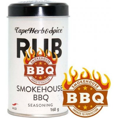 Cape Herb & Spice směs koření Rub Smokehouse BBQ 160 g – Zboží Dáma