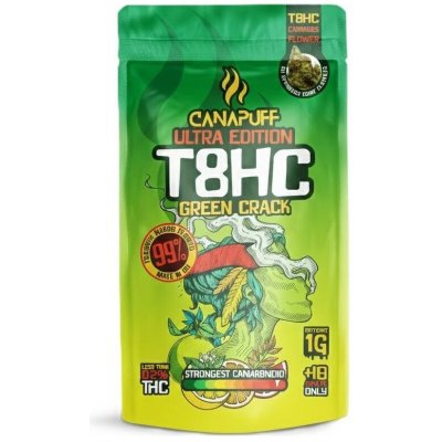 Canapuff T8HC Green Crack 99% THC 0,2 % 1 g – Sleviste.cz