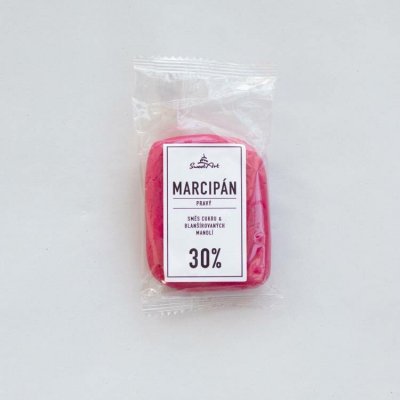 Dortisimo SweetArt Pravý marcipán tmavě růžový 30% mandlí 150 g – Sleviste.cz