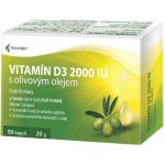 Vitamín D3 2000 IU s olivovým olejem 90 kapslí – Hledejceny.cz