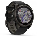 Garmin Fenix 8 47mm Sapphire Solar Titanium Carbon Gray/Black 010-02906-11 – Zbozi.Blesk.cz