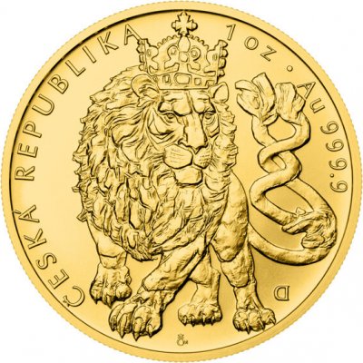 Česká mincovna Zlatá mince Český lev 2026 stand 1 oz – Zboží Dáma