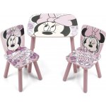 Arditex dětský stůl s židlemi Minnie Mouse růžový – Zboží Dáma