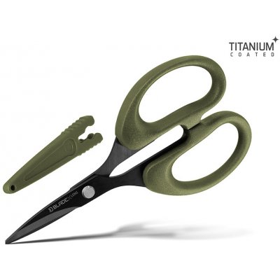 Nůžky s vroubky Delphin BladeX Long Titan 12 cm – Hledejceny.cz