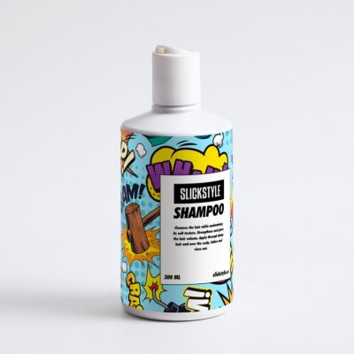 Slickstyle Shampoo Green Tea & Aloe šampon pro objem a výživu vlasů 300 ml