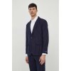 Pánské sako Polo Ralph Lauren blazer s příměsí vlny 715927436 tmavomodrá