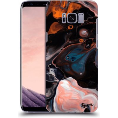 Pouzdro Picasee silikonové Samsung Galaxy S8 G950F - Cream černé – Zbozi.Blesk.cz