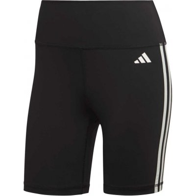 adidas dámské legínyTraining Essentials 3-stripes Leggings černá bílá – Zboží Dáma