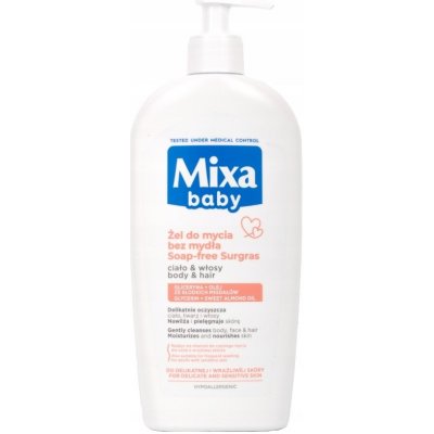 Mixa baby jemný mycí a koupelový prostředek 400 ml – Zbozi.Blesk.cz