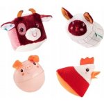 Lilliputiens set 4 chrastítek farma – Zboží Mobilmania