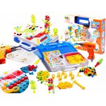 KIK KX7838 Mozaika dětské puzzle plastové bloky + šroubovák – Zboží Mobilmania