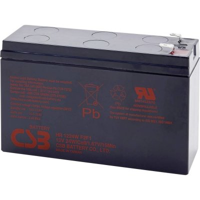 CSB HR1224WF2F1 12V 5.8Ah