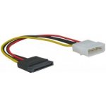 Kabel k hardisku napájecí, DC SATA M-DC 5,25" M, 0.2m, color, – Zboží Živě