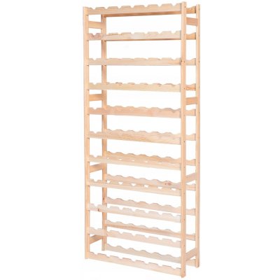 Stolmak Dřevěný regál na víno W-77 72,2x166 cm – Zboží Dáma