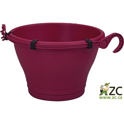 Elho Corsica Hanging Basket Květináč 30 cm cherry – Zboží Mobilmania