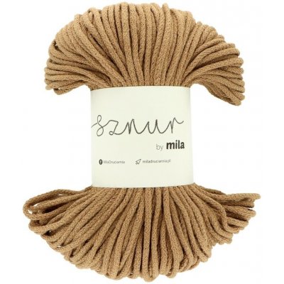Mila Bavlněná šňůrka 3 mm 100 m hnědá toffe – Hledejceny.cz