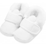 New Baby Kojenecké zimní semiškové capáčky ke křtu kluk Bílá – Zboží Dáma