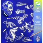 Djeco Vyškrabávací obrázky nálepky Metalické ornamenty – Zboží Dáma