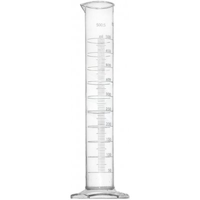 Měřicí válec z PP s výlevkou a raženou stupnicí – 25 ml