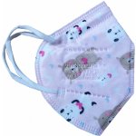 Angel mask respirátor dětský FFP2 holka NR Panda – Zboží Dáma